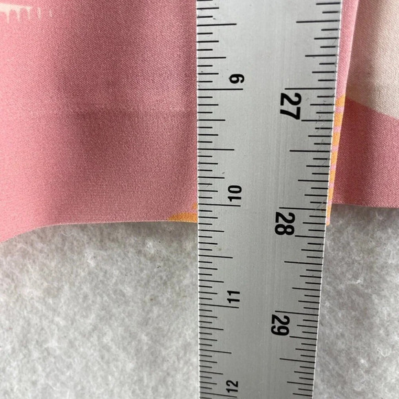 Classiques Entier Tops Womens M Red Pink Orange Floral Halter Sleeveless Stretch - Picture 4 of 9